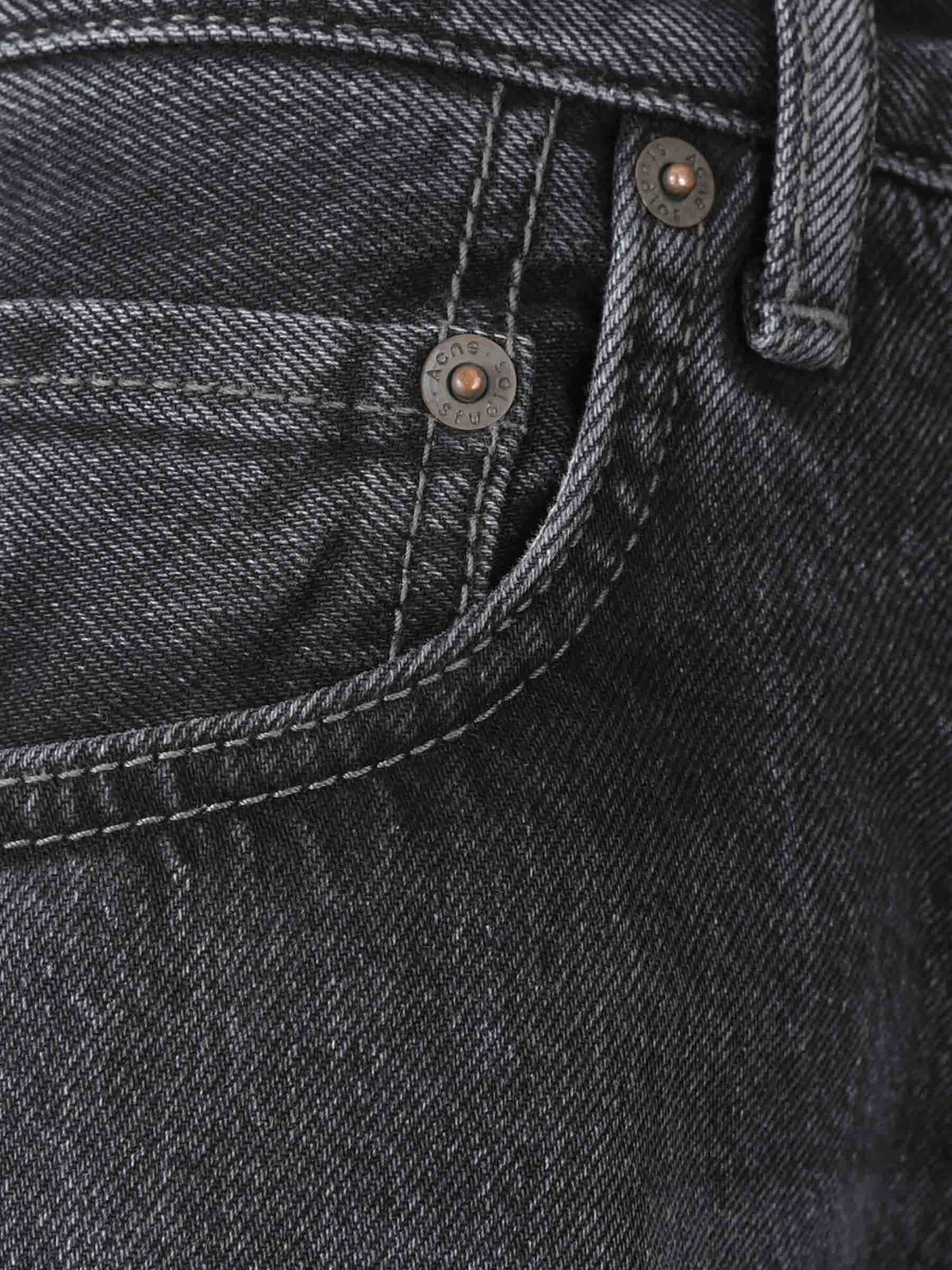 Acne Studios Mujer Barcelona Jeans Wide Leg color Negro sku 763-001698 01 - Foto 5