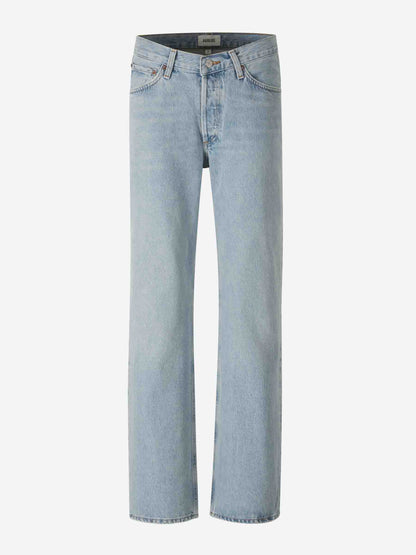 Agolde Mujer Barcelona Jeans Straight Kelly color Azul Denim Claro sku 763-001705 01 - Foto 1