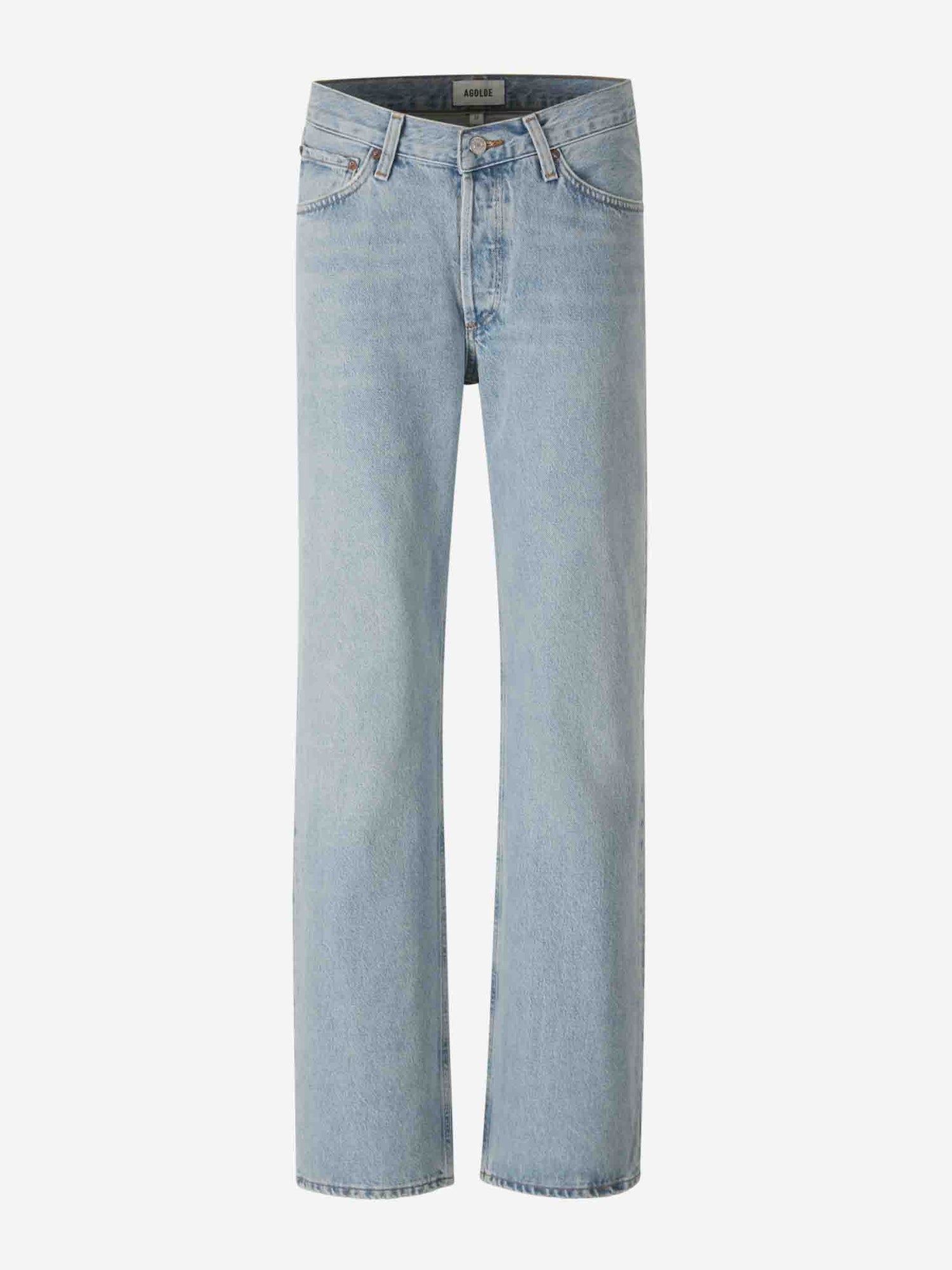 Outlet online Agolde Mujer Jeans Straight Kelly color Azul Denim Claro sku 763-001705 01 - Foto 1