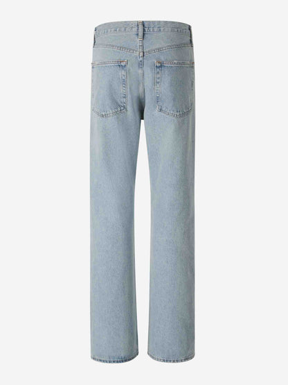 Outlet online Agolde Mujer Jeans Straight Kelly color Azul Denim Claro sku 763-001705 01 - Foto 5