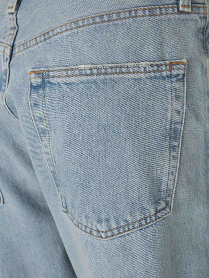 Agolde Mujer Barcelona Jeans Straight Kelly color Azul Denim Claro sku 763-001705 01 - Foto 3