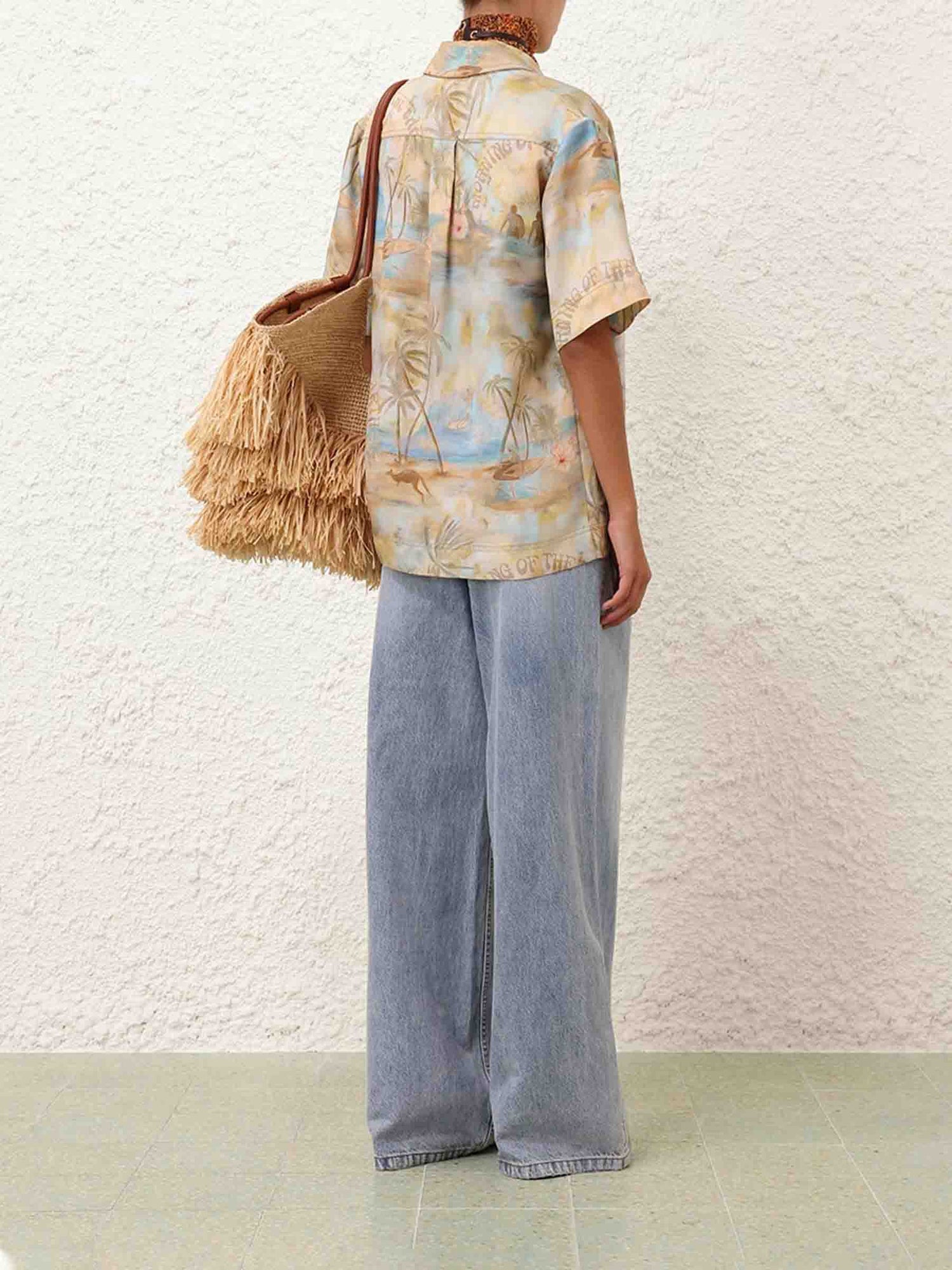 Zimmermann Mujer Barcelona Jeans Wide Leg Illuminate color Azul sku 763-001707 01 - Foto 4