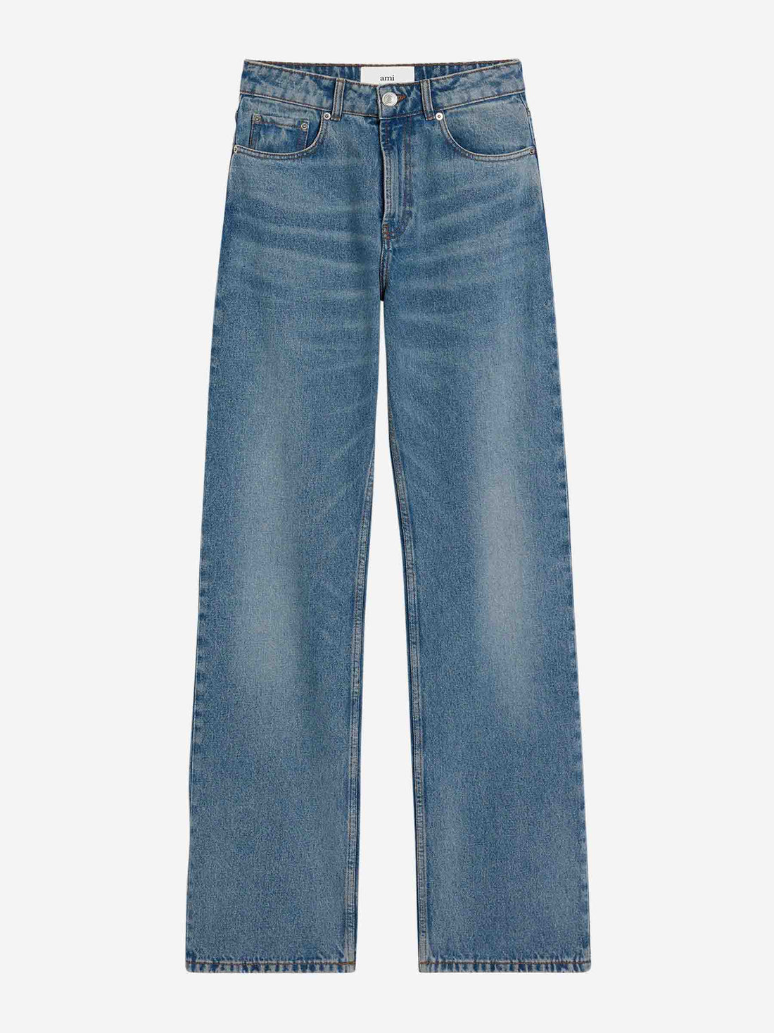 Ami Paris Mujer Barcelona Jeans Flare Algodón color Azul Denim Oscuro sku 763-001714 01 - Foto 1