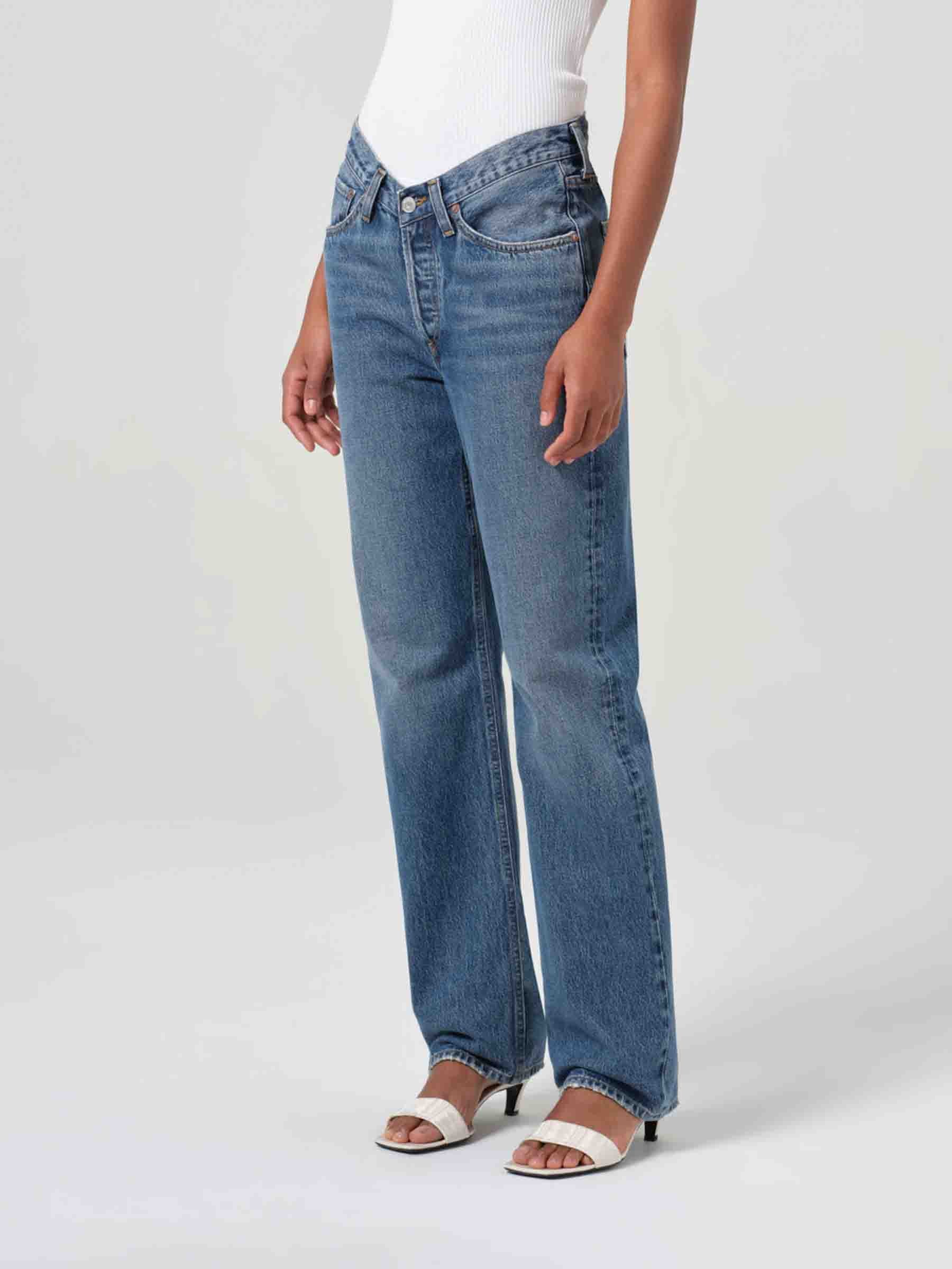 Outlet online Agolde Mujer Jeans V-Waist Kelly color Azul sku 763-001730 01 - Foto 3