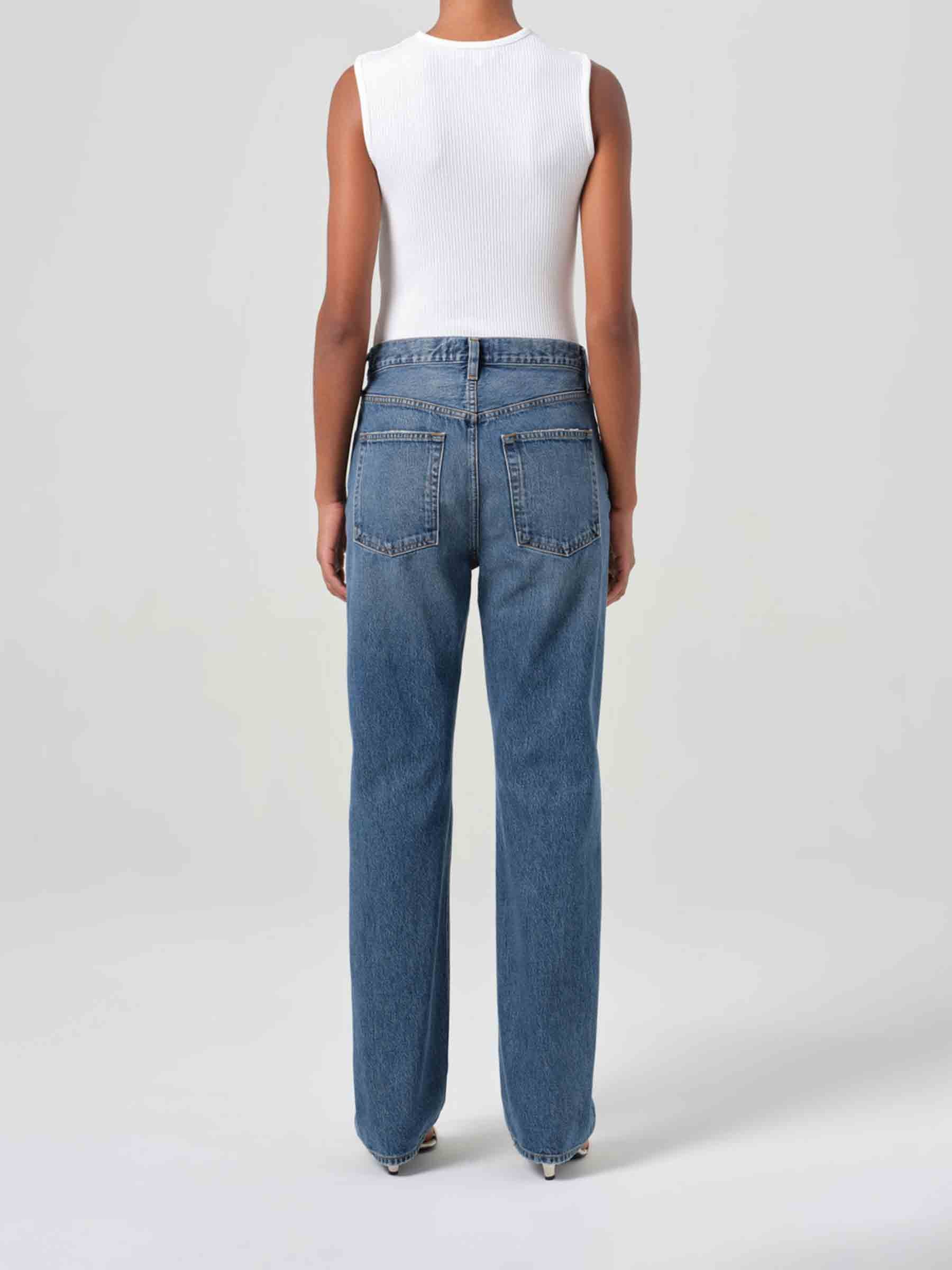 Outlet online Agolde Mujer Jeans V-Waist Kelly color Azul sku 763-001730 01 - Foto 4