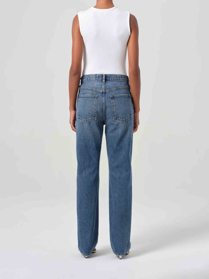 Outlet online Agolde Mujer Jeans V-Waist Kelly color Azul sku 763-001730 01 - Foto 4