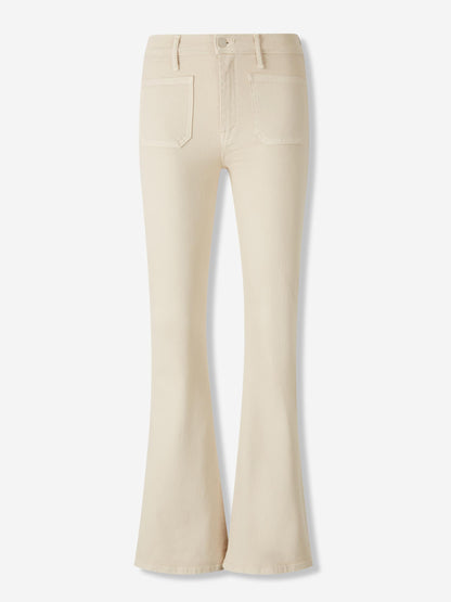 Outlet online Mother Mujer Jeans The Patch Pocket Weekender color Beige sku 763-001739 01 - Foto 1