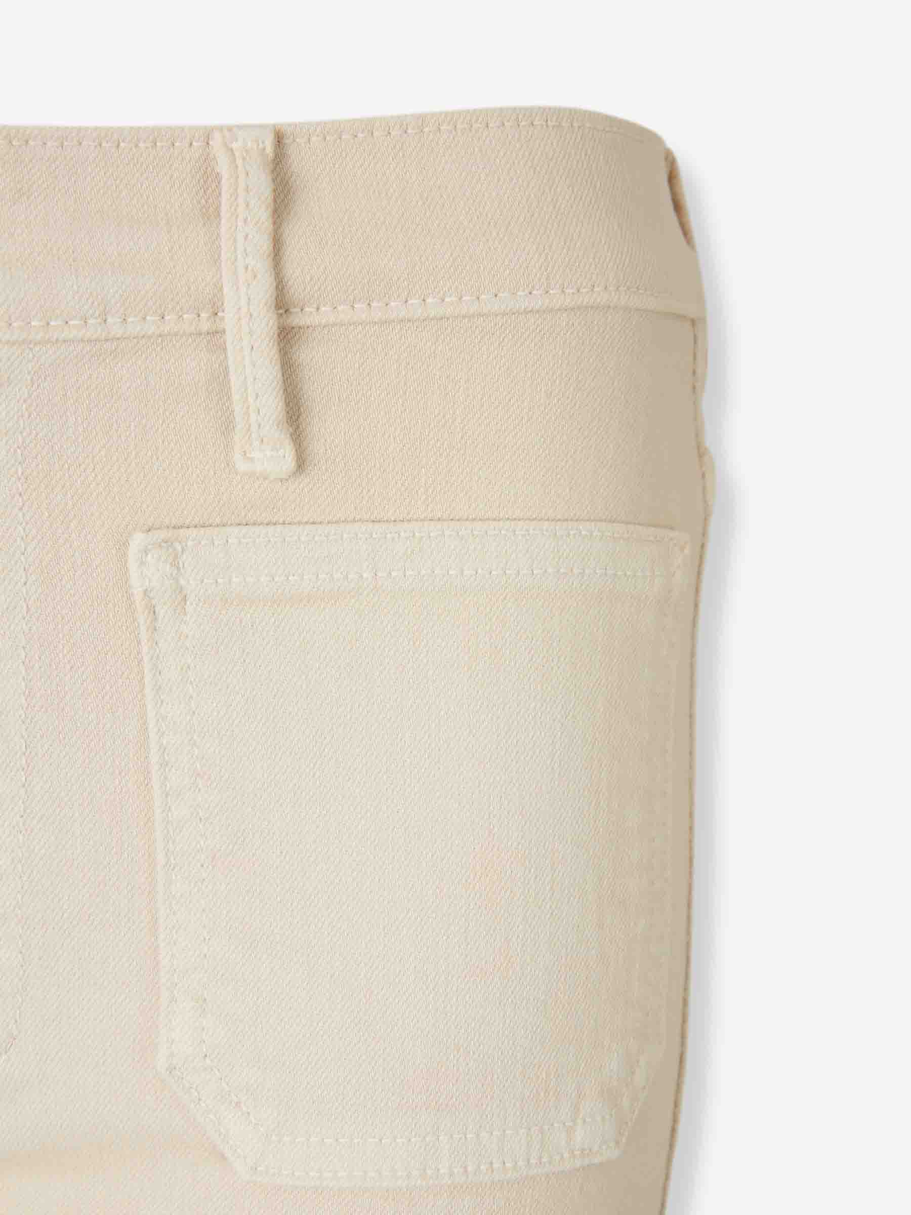 Outlet online Mother Mujer Jeans The Patch Pocket Weekender color Beige sku 763-001739 01 - Foto 3