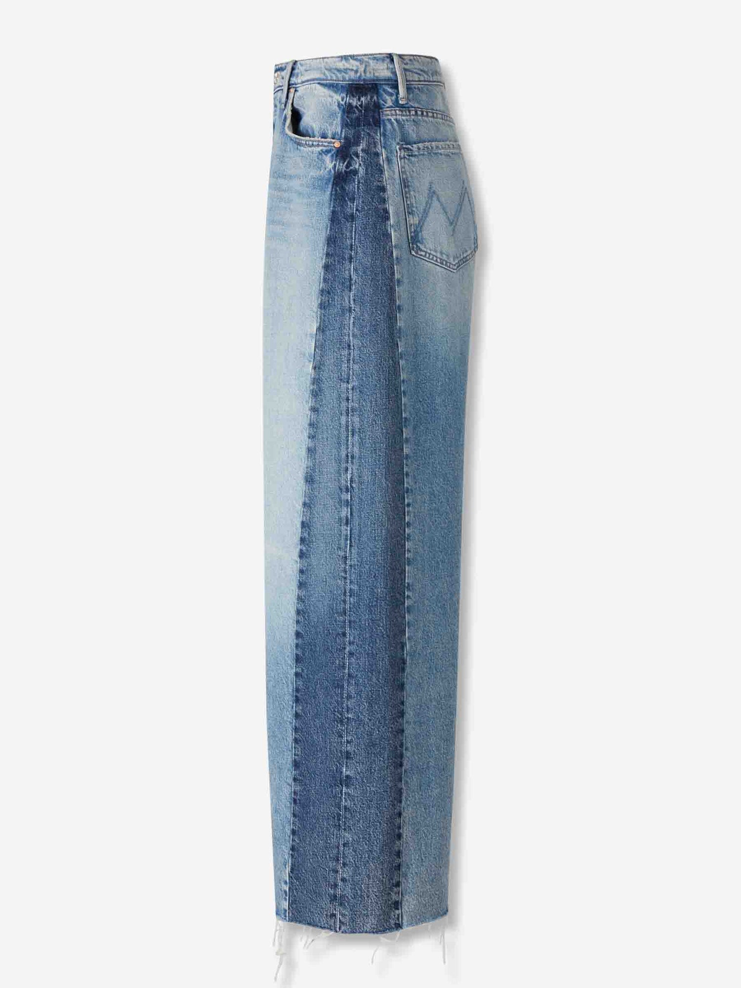 Outlet online Mother Mujer Jeans The Pipe Dream Button Sneak Fray color Azul Denim sku 763-001741 01 - Foto 2