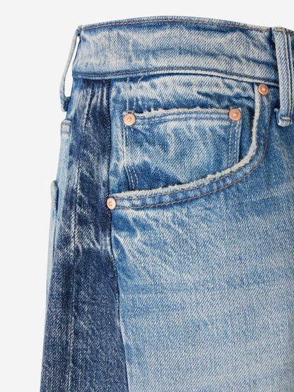 Outlet online Mother Mujer Jeans The Pipe Dream Button Sneak Fray color Azul Denim sku 763-001741 01 - Foto 4