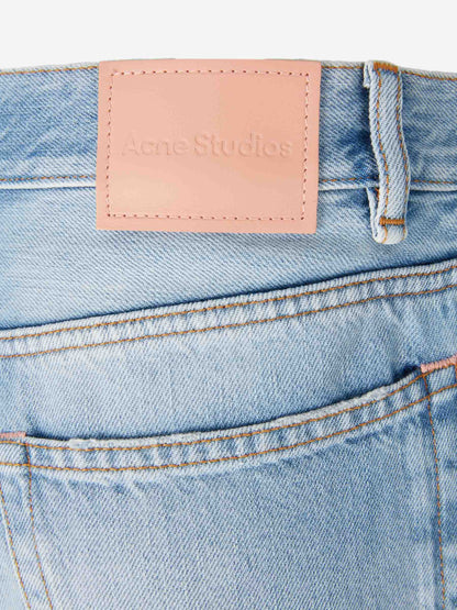Outlet online Acne Studios Mujer Jeans Rectos 2021F color Azul Denim Claro sku 763-001754 01 - Foto 4