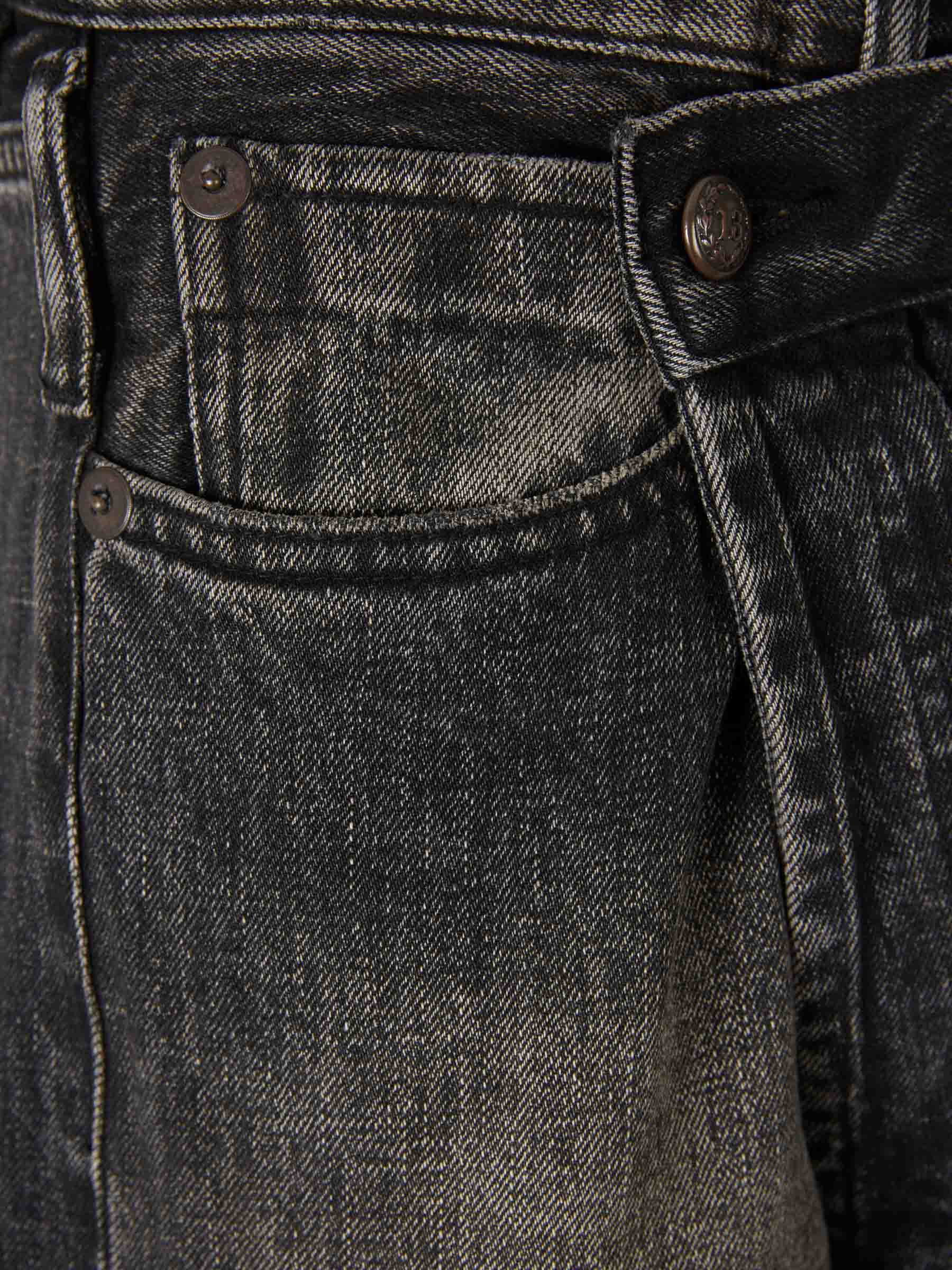Outlet online R13 Mujer Jeans Anchos Crossover color Negro sku 763-001801 02 - Foto 3