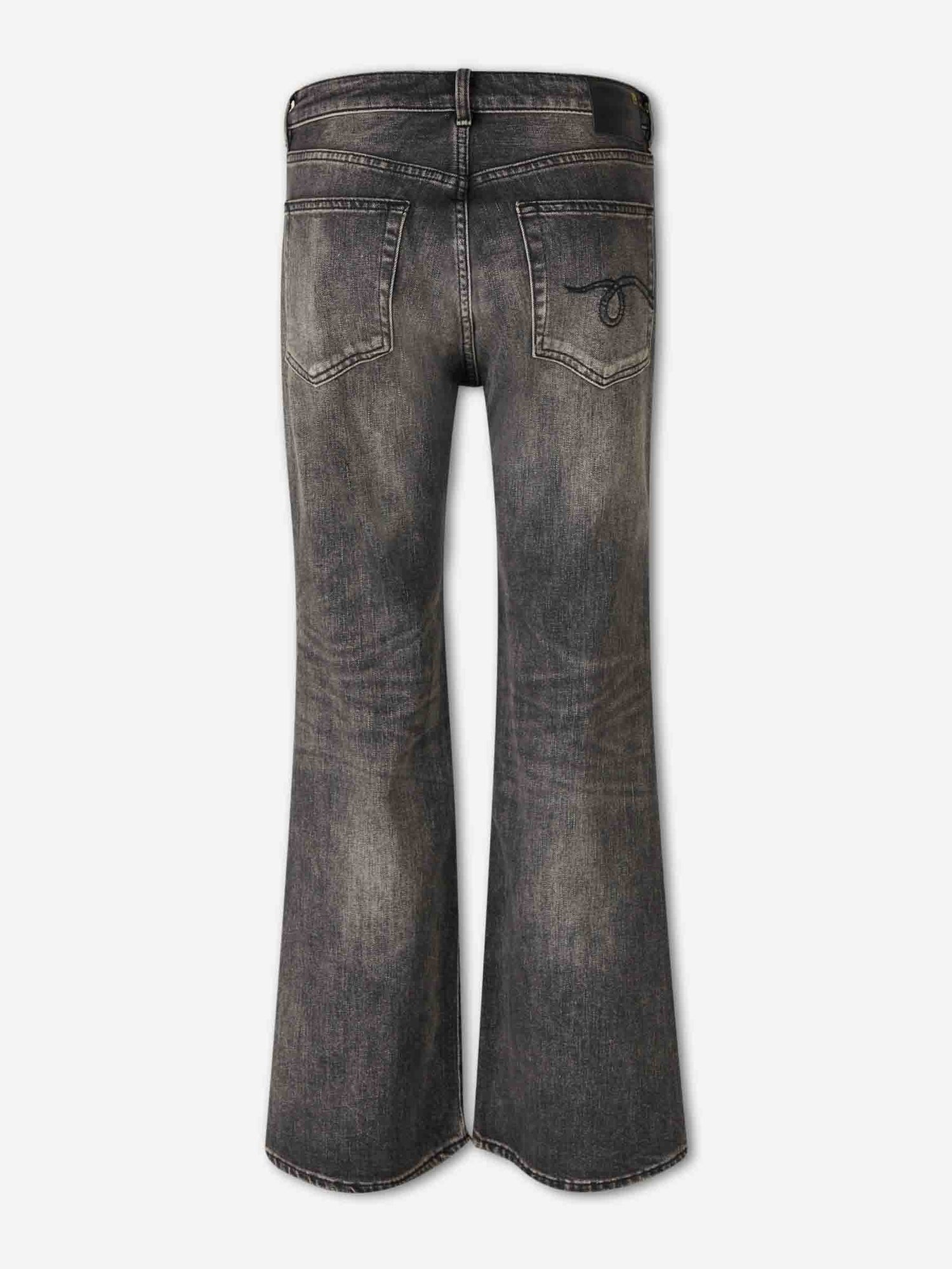 Outlet online R13 Mujer Jeans Anchos Acampanados color Gris Antracita sku 763-001802 01 - Foto 2