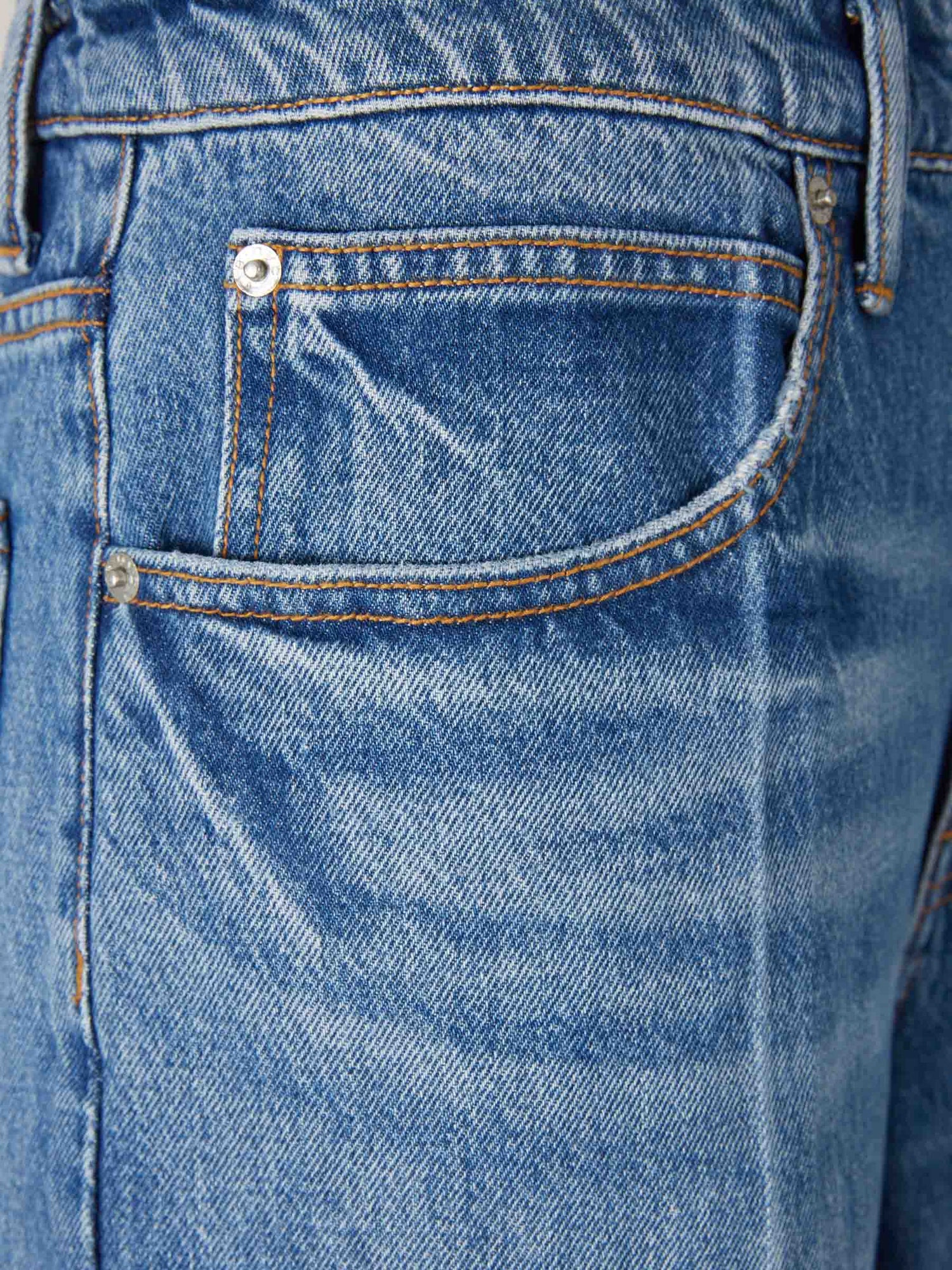 Outlet online Alexander Wang Mujer Jeans Anchos color Azul Denim sku 763-001812 01 - Foto 3