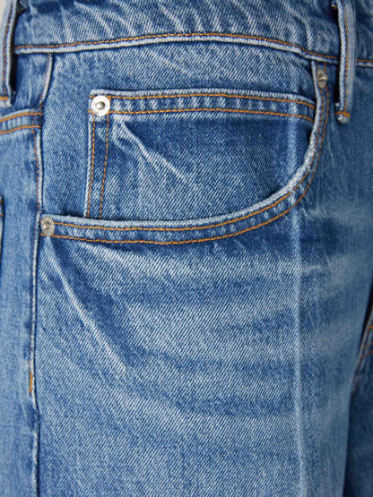 Outlet online Alexander Wang Mujer Jeans Anchos color Azul Denim sku 763-001812 01 - Foto 3