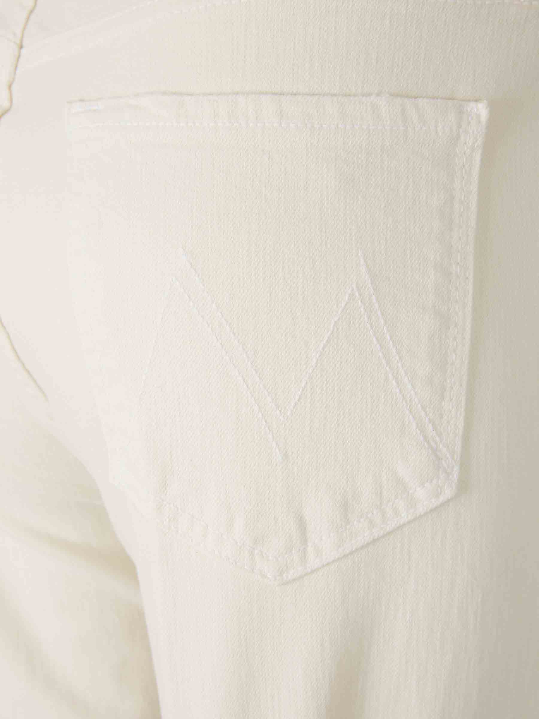 Outlet online Mother Mujer Jeans The Rambler color Crema sku 763-001832 01 - Foto 6