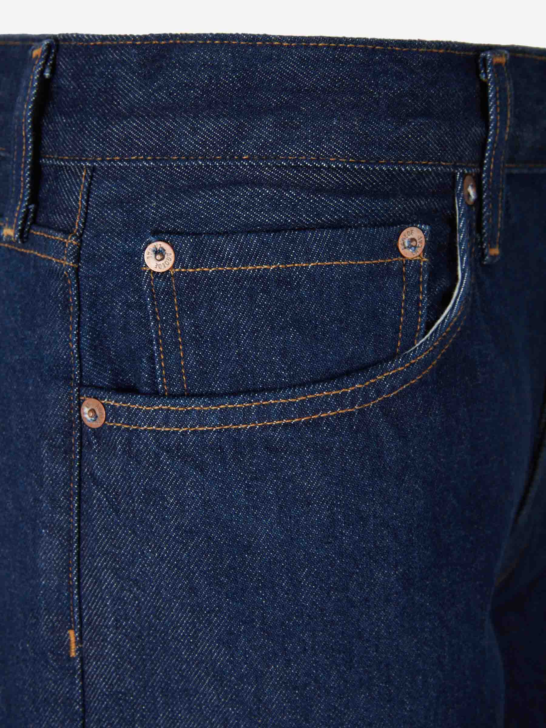 Outlet online Agolde Mujer Jeans Rectos Algodón color Azul Denim Oscuro sku 763-001826 01 - Foto 3