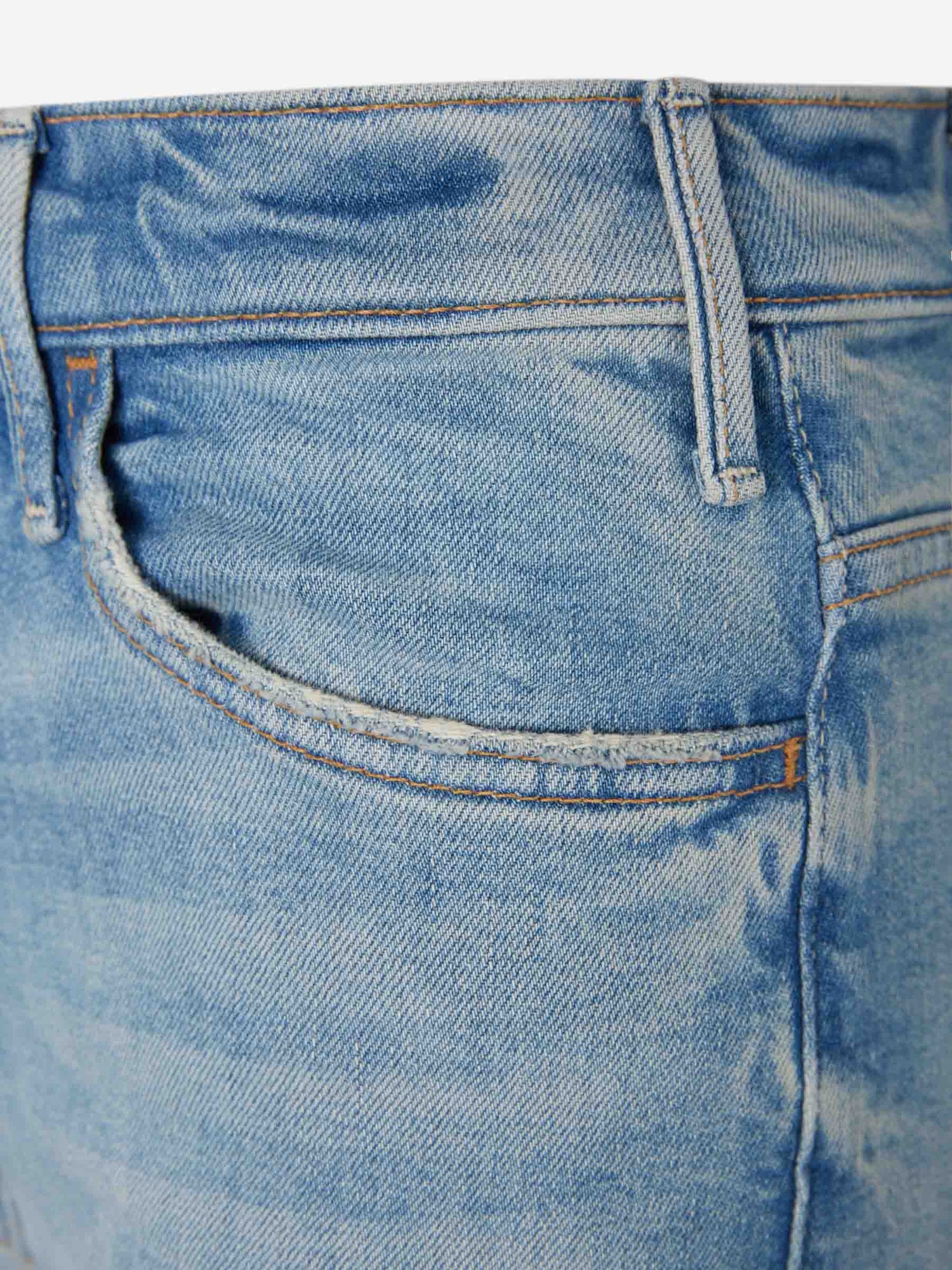 Outlet online Mother Mujer Jeans Anchos Algodón color Azul Denim sku 763-001836 01 - Foto 4