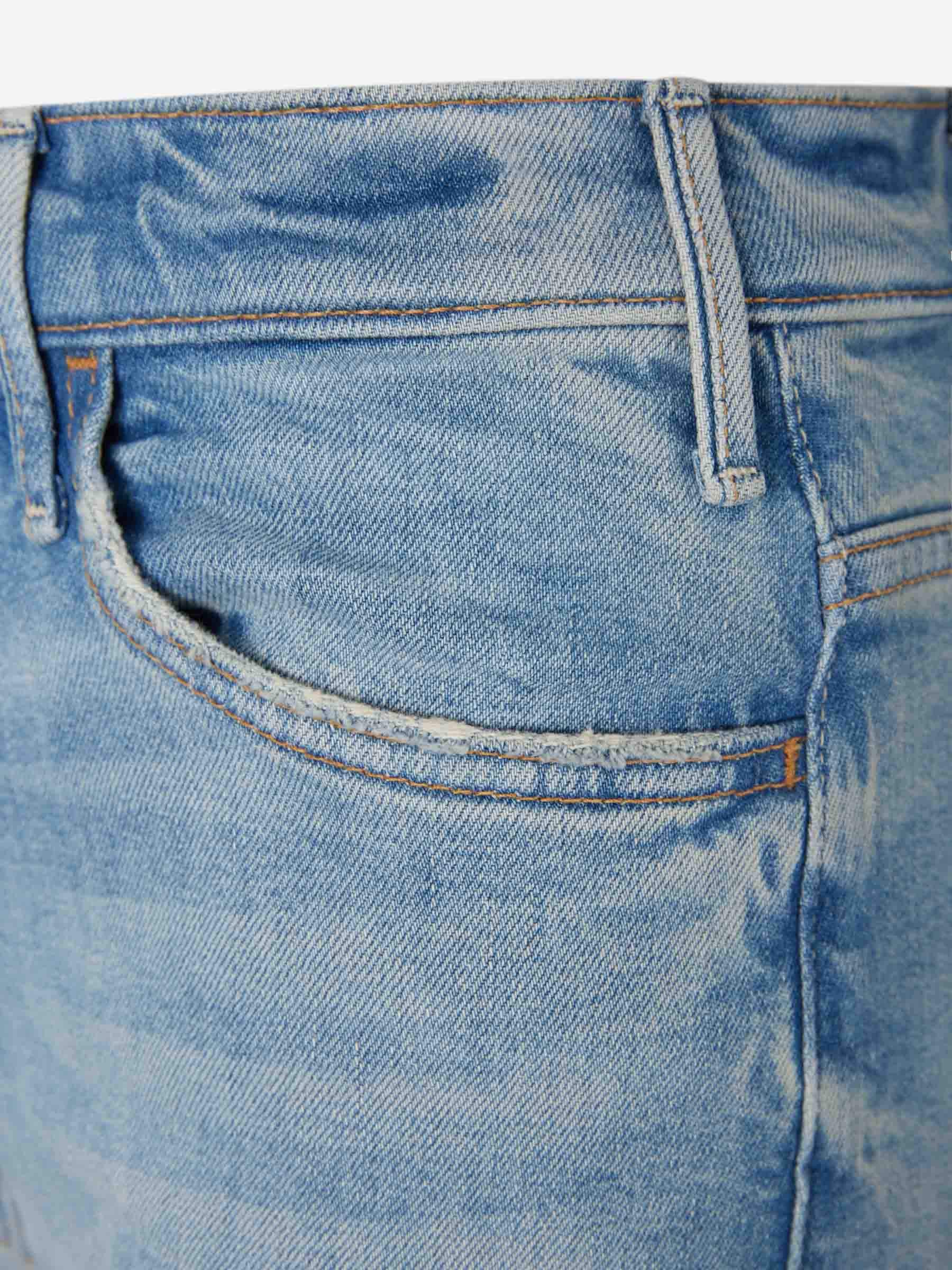 Outlet online Mother Mujer Jeans Anchos Algodón color Azul Denim sku 763-001836 01 - Foto 4