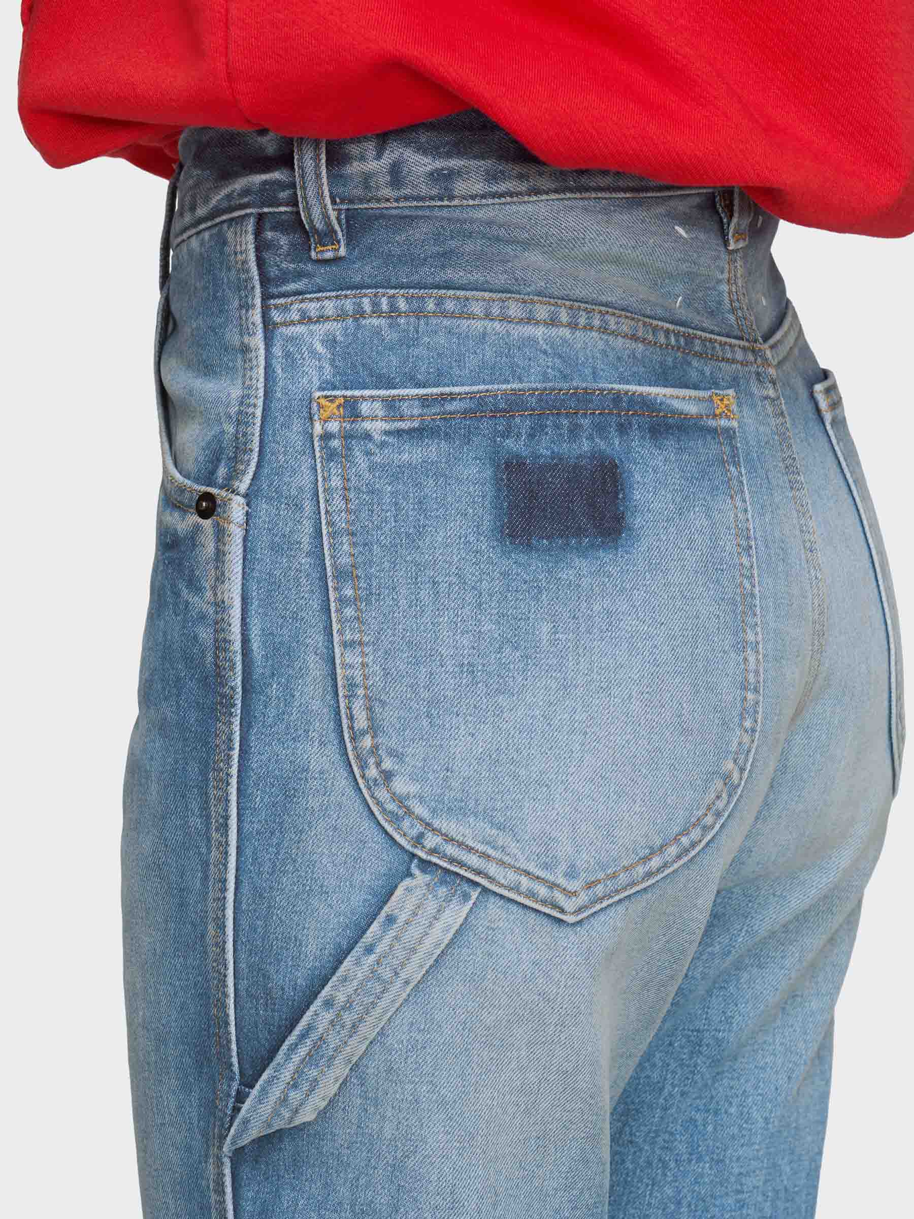 Outlet online Maison Margiela Mujer Jeans Rectos Algodón color Azul Denim sku 763-001842 01 - Foto 5