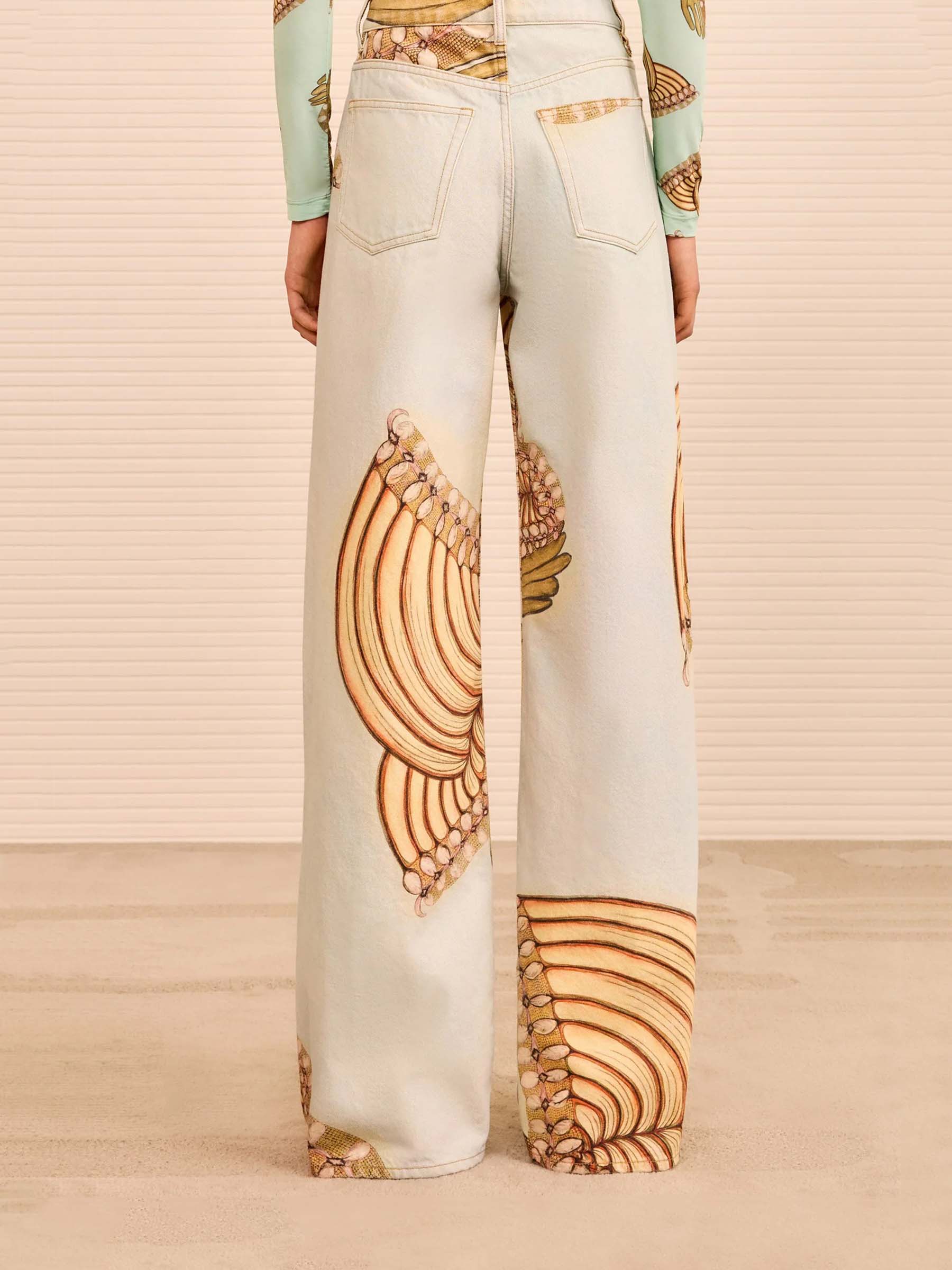 Outlet online Ulla Johnson Mujer Jeans Anchos Willow color Multicolor sku 763-001843 01 - Foto 3