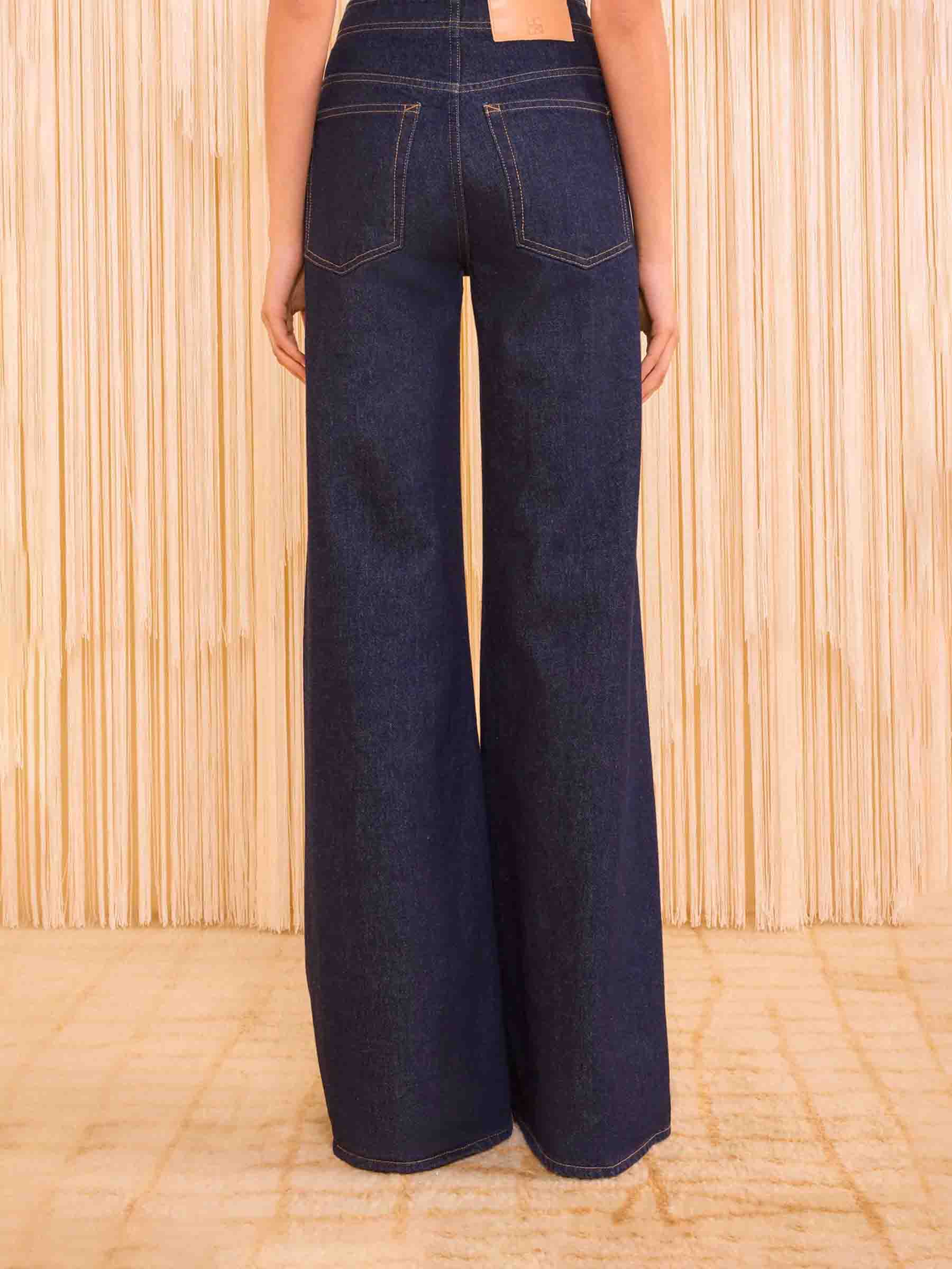 Outlet online Ulla Johnson Mujer Jeans Flared Bianca color Azul Denim Oscuro sku 763-001845 01 - Foto 3