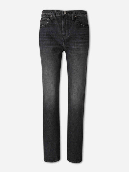 Outlet online Khaite Mujer Jeans Rectos Farley color Negro sku 763-001854 01 - Foto 1