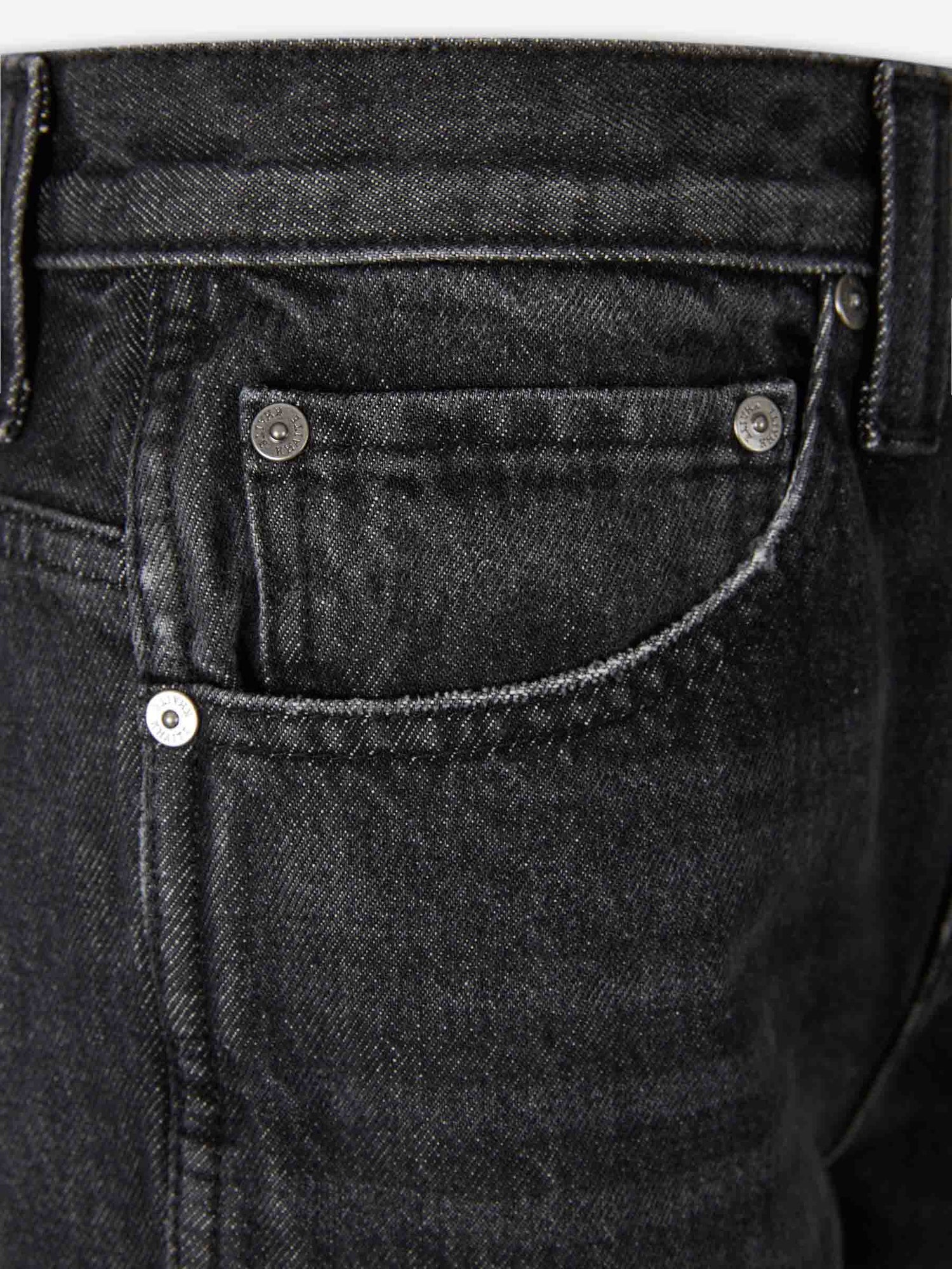 Outlet online Khaite Mujer Jeans Rectos Farley color Negro sku 763-001854 01 - Foto 3