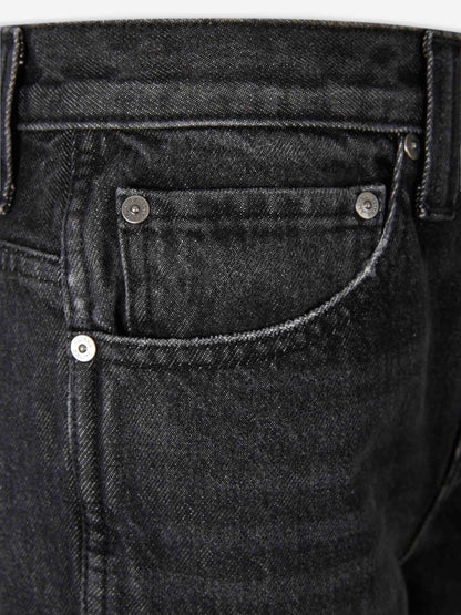 Outlet online Khaite Mujer Jeans Rectos Farley color Negro sku 763-001854 01 - Foto 3