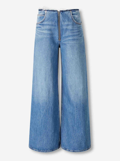 Outlet online Alexander Wang Mujer Jeans Anchos Surge color Azul Denim sku 763-001855 01 - Foto 1