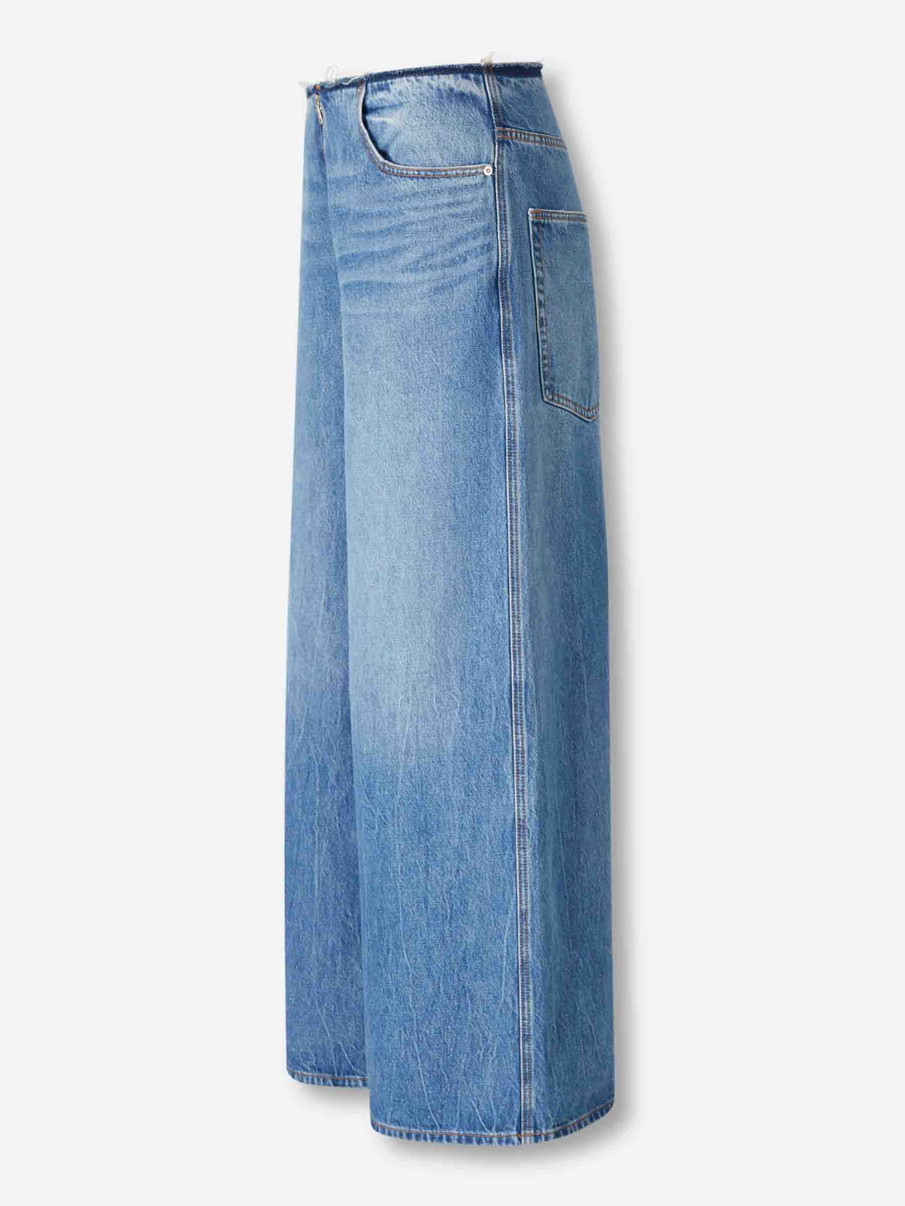 Outlet online Alexander Wang Mujer Jeans Anchos Surge color Azul Denim sku 763-001855 01 - Foto 2