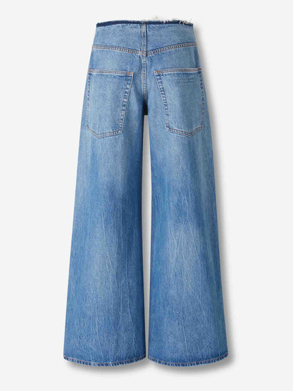 Outlet online Alexander Wang Mujer Jeans Anchos Surge color Azul Denim sku 763-001855 01 - Foto 3