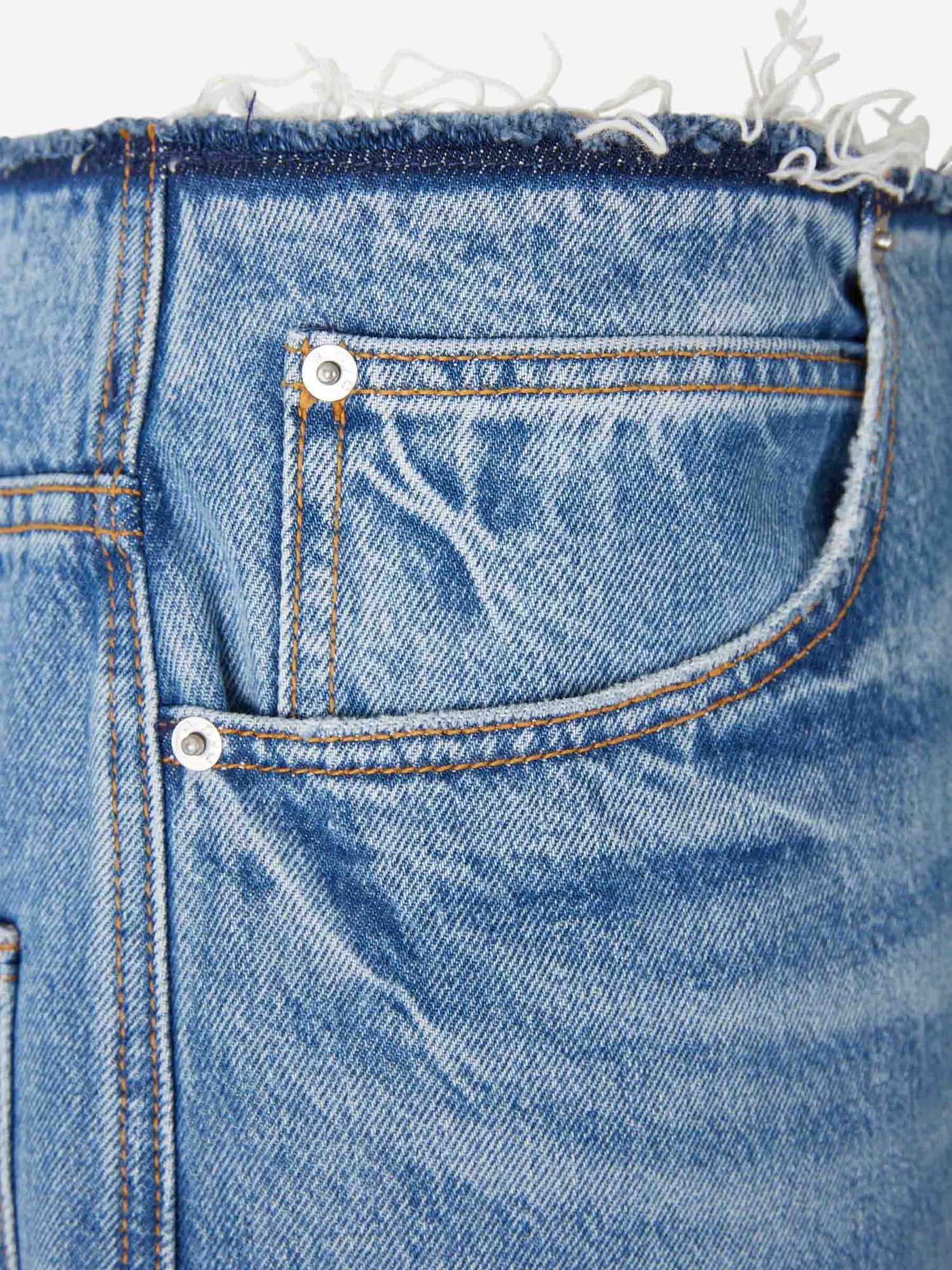 Outlet online Alexander Wang Mujer Jeans Anchos Surge color Azul Denim sku 763-001855 01 - Foto 4