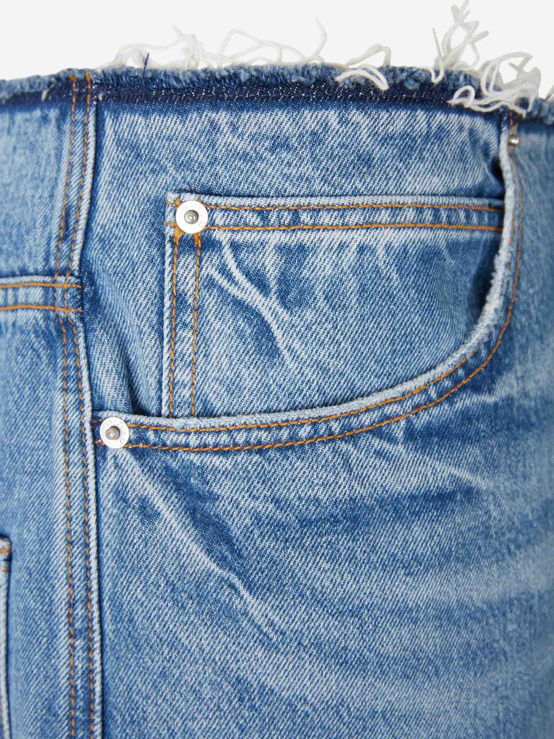 Outlet online Alexander Wang Mujer Jeans Anchos Surge color Azul Denim sku 763-001855 01 - Foto 4