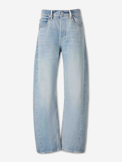 Outlet online Alexander Wang Mujer Jeans Anchos Algodón color Azul Denim sku 763-001856 01 - Foto 1