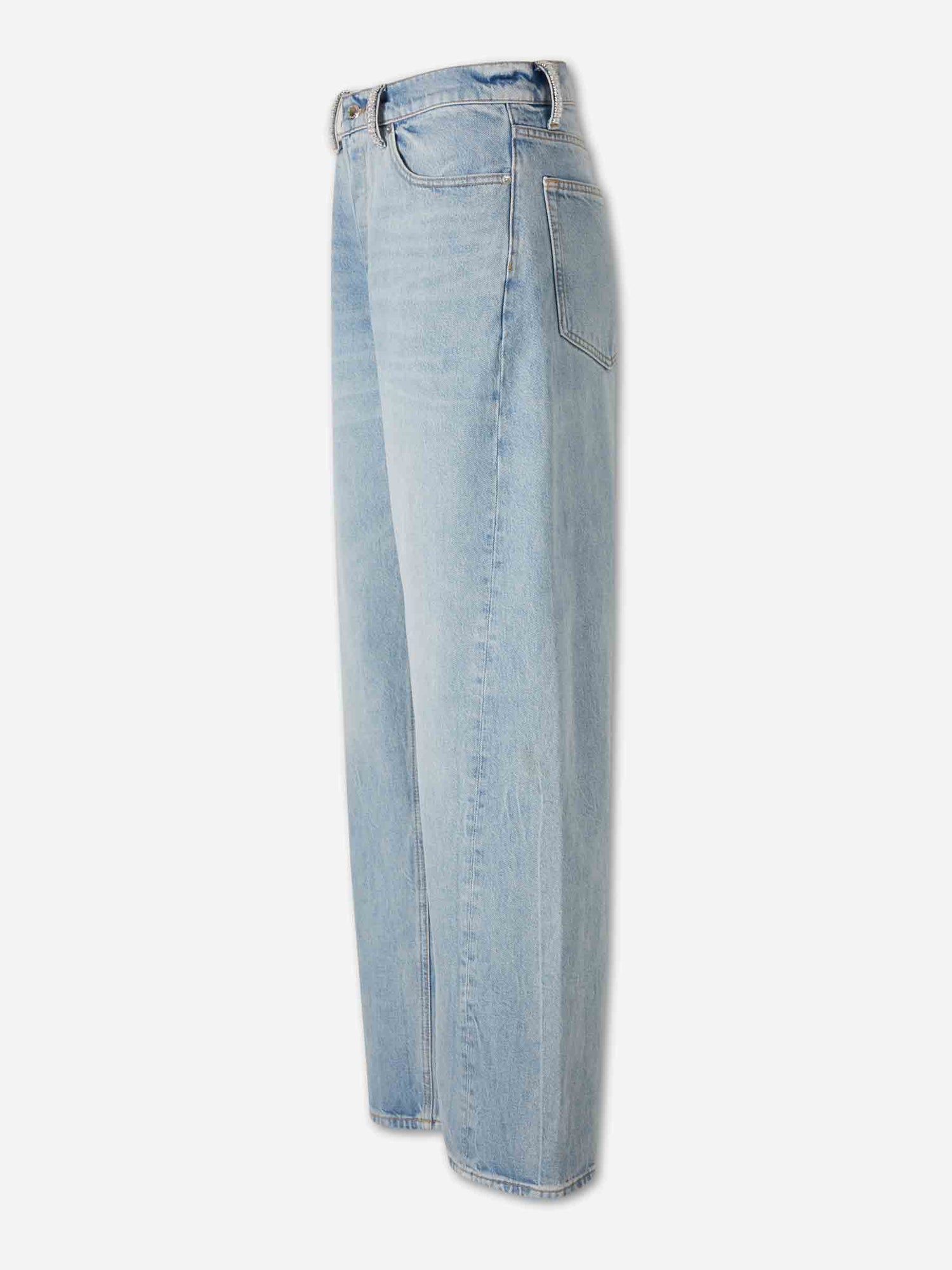 Outlet online Alexander Wang Mujer Jeans Anchos Algodón color Azul Denim sku 763-001856 01 - Foto 2