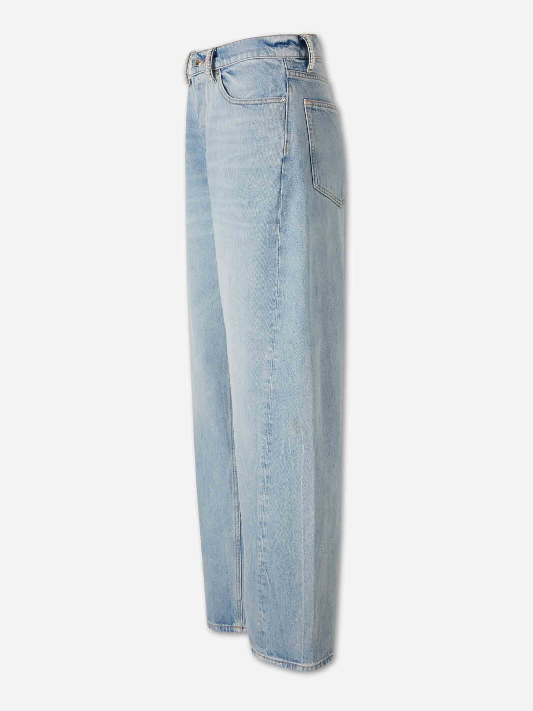 Outlet online Alexander Wang Mujer Jeans Anchos Algodón color Azul Denim sku 763-001856 01 - Foto 2