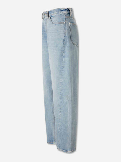 Outlet online Alexander Wang Mujer Jeans Anchos Algodón color Azul Denim sku 763-001856 01 - Foto 2