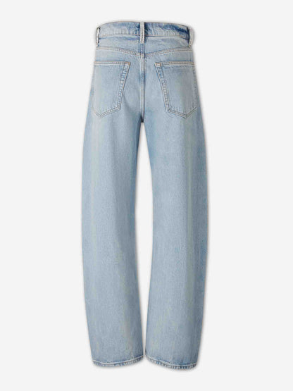 Outlet online Alexander Wang Mujer Jeans Anchos Algodón color Azul Denim sku 763-001856 01 - Foto 3