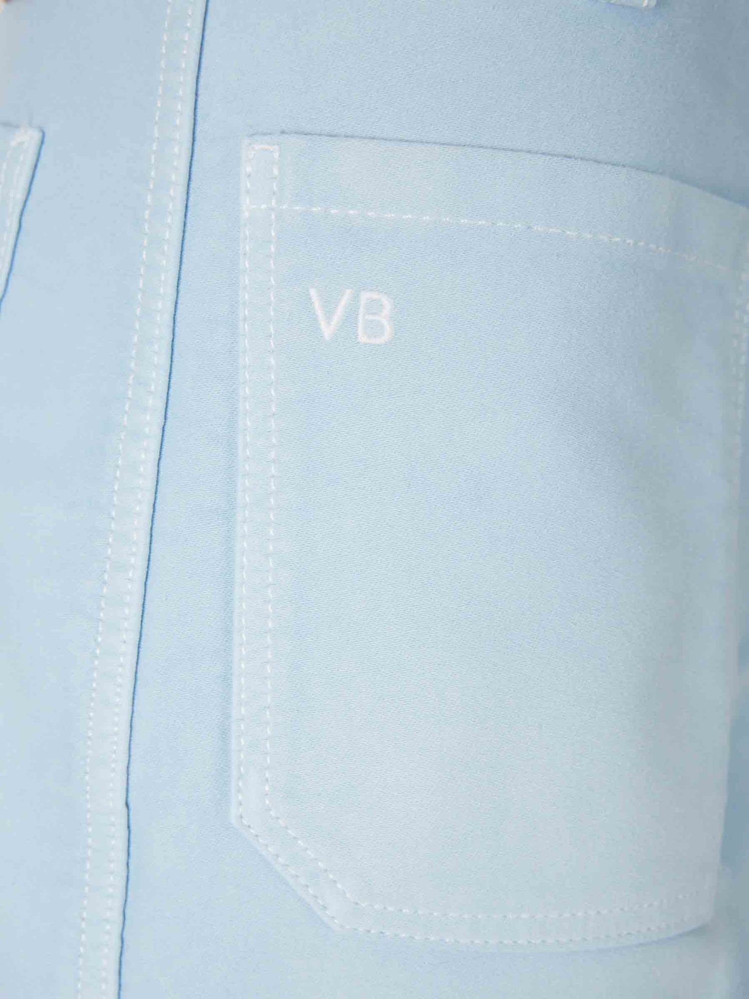 Outlet online Victoria Beckham Mujer Jeans Flared color Azul Celeste sku 763-001857 01 - Foto 4