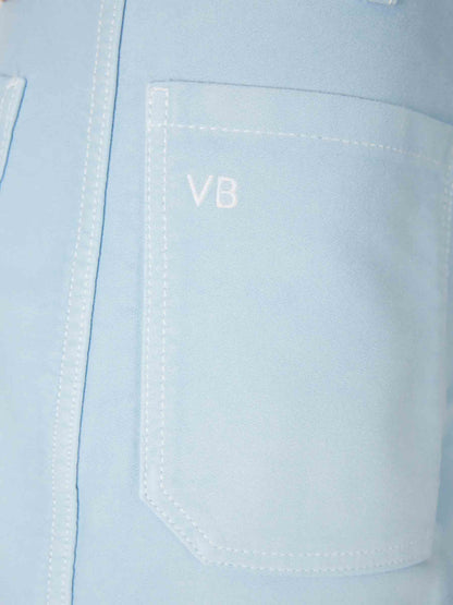 Outlet online Victoria Beckham Mujer Jeans Flared color Azul Celeste sku 763-001857 01 - Foto 4
