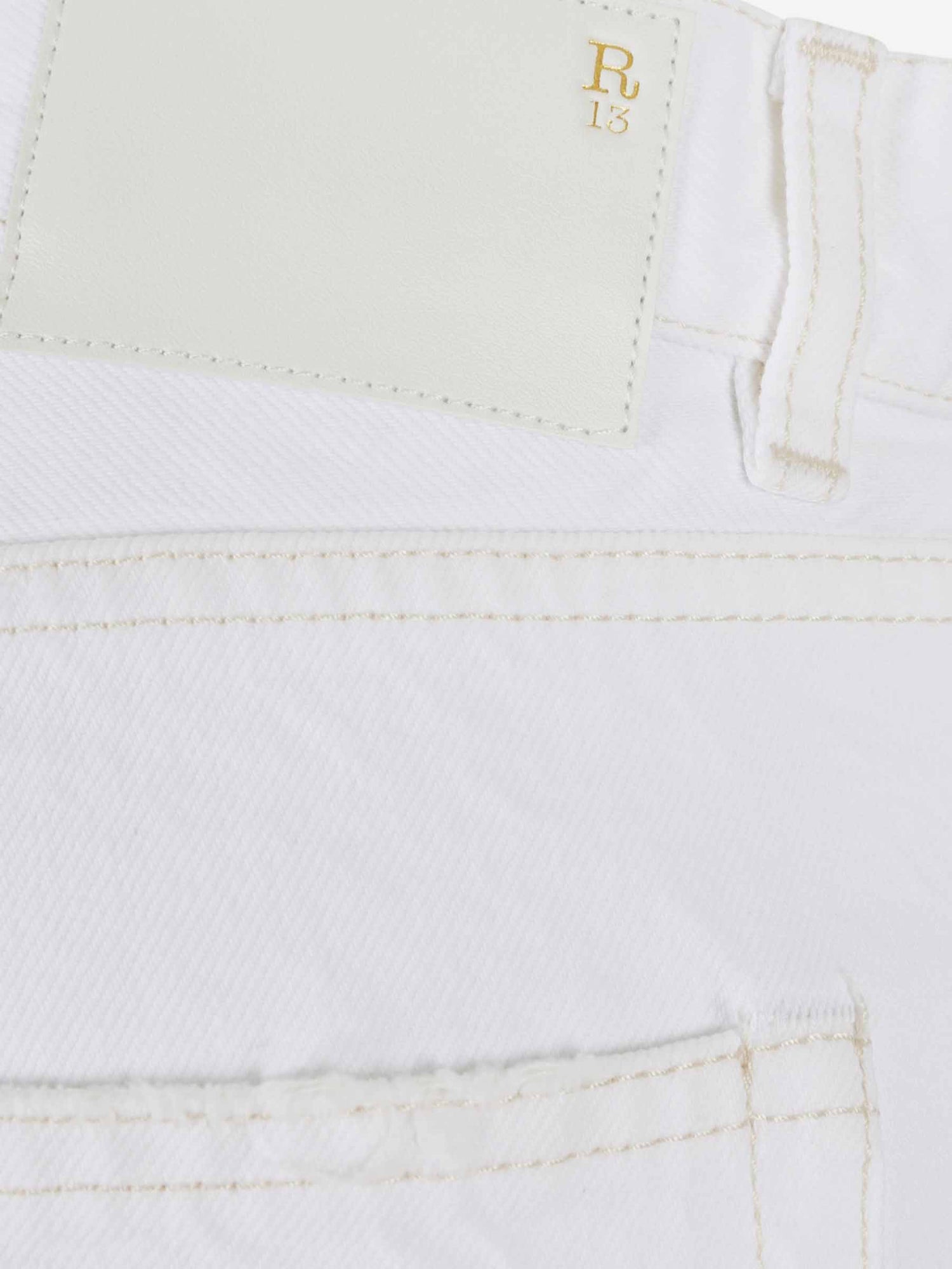 R13 Mujer Barcelona Jeans Aerin Rectos color Blanco sku 763-001861 02 - Foto 3
