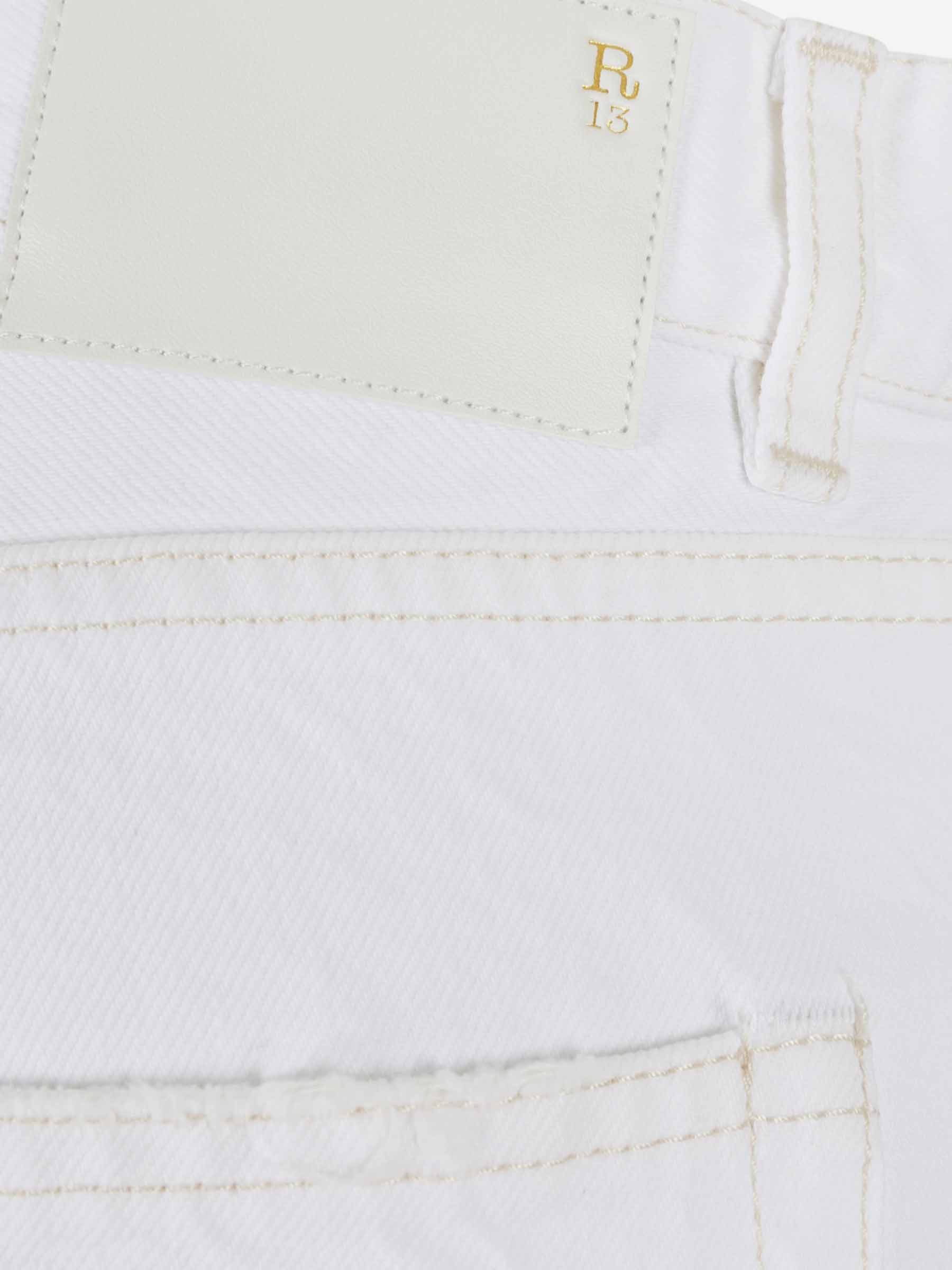 R13 Mujer Barcelona Jeans Aerin Rectos color Blanco sku 763-001861 02 - Foto 3