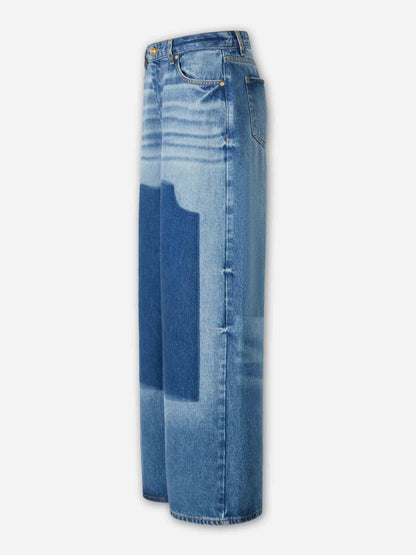 Outlet online Ganni Mujer Jeans Anchos Lyocell color Azul Denim sku 763-001865 01 - Foto 2