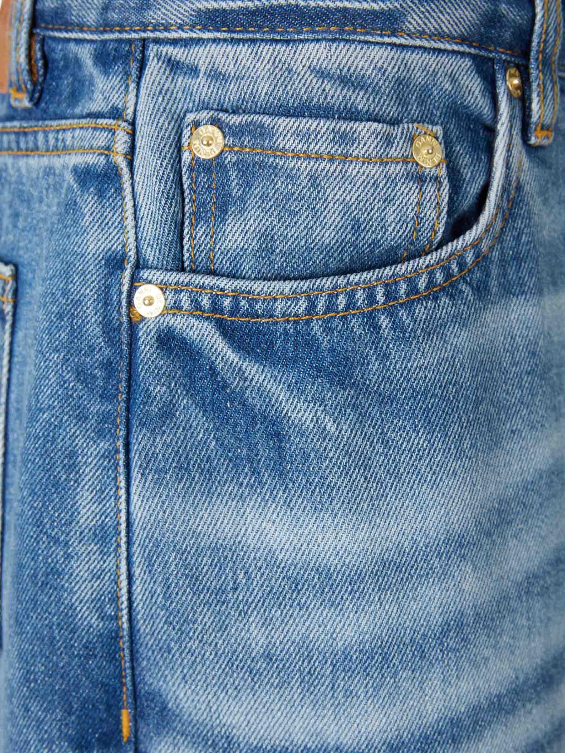 Outlet online Ganni Mujer Jeans Anchos Lyocell color Azul Denim sku 763-001865 01 - Foto 4