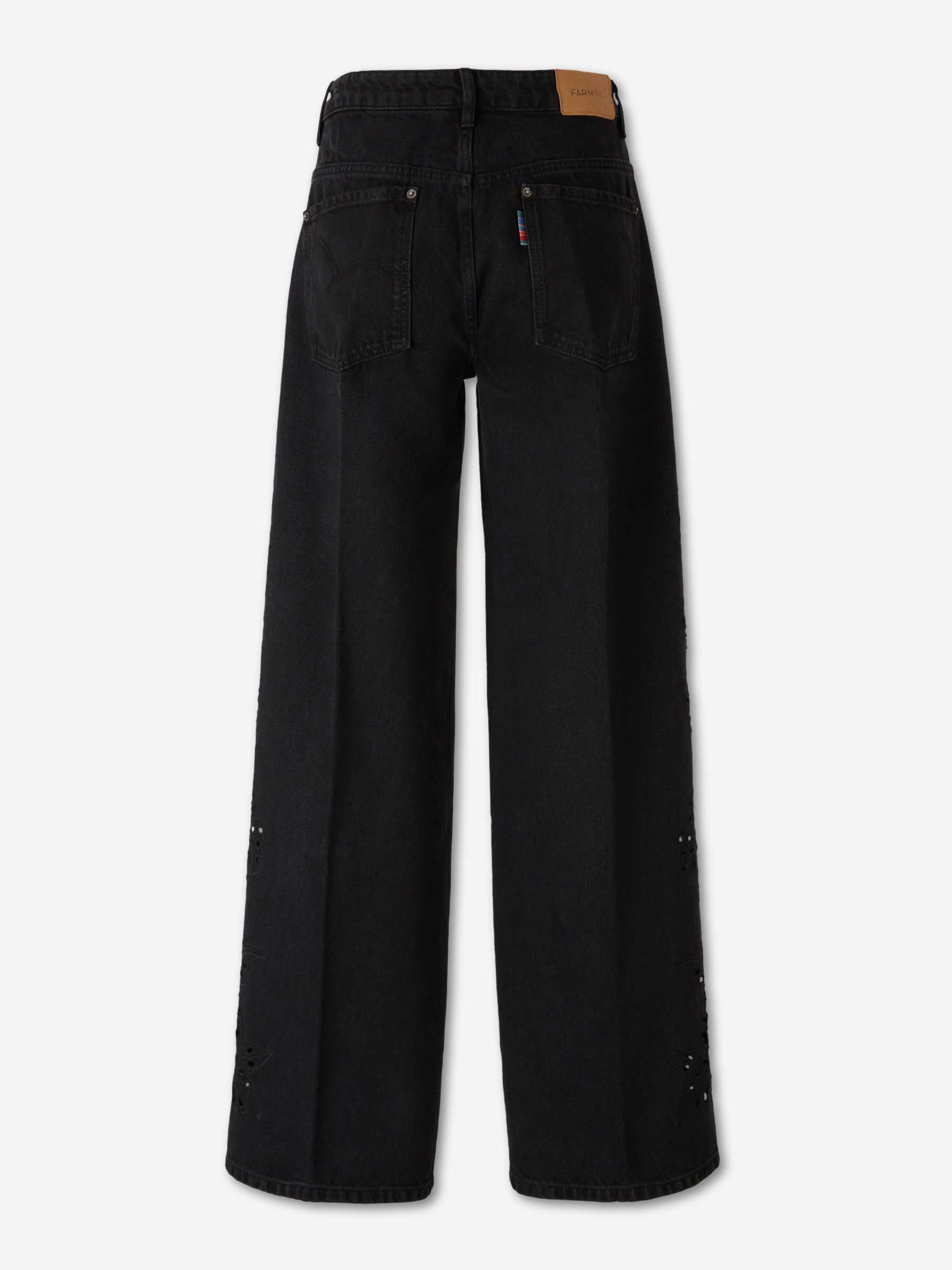 Outlet online Farm Rio Mujer Jeans Bordados Richelieu color Negro sku 763-001871 01 - Foto 3
