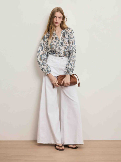 Veronica Beard Mujer Barcelona Jeans Flared Anchos color Blanco sku 763-001875 01 - Foto 2