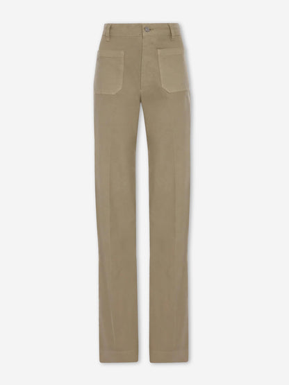 Outlet online Victoria Beckham Mujer Jeans Alina color Beige sku 763-001876 01 - Foto 1