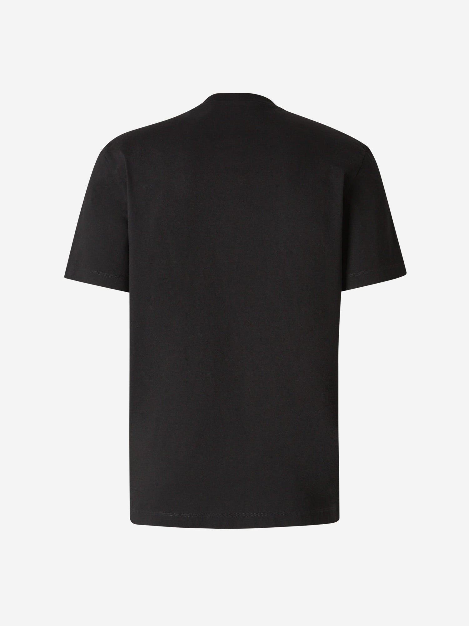 Outlet online Dsquared2 Hombre Camiseta Logo Algodón color Negro sku 553-003817 01 - Foto 2