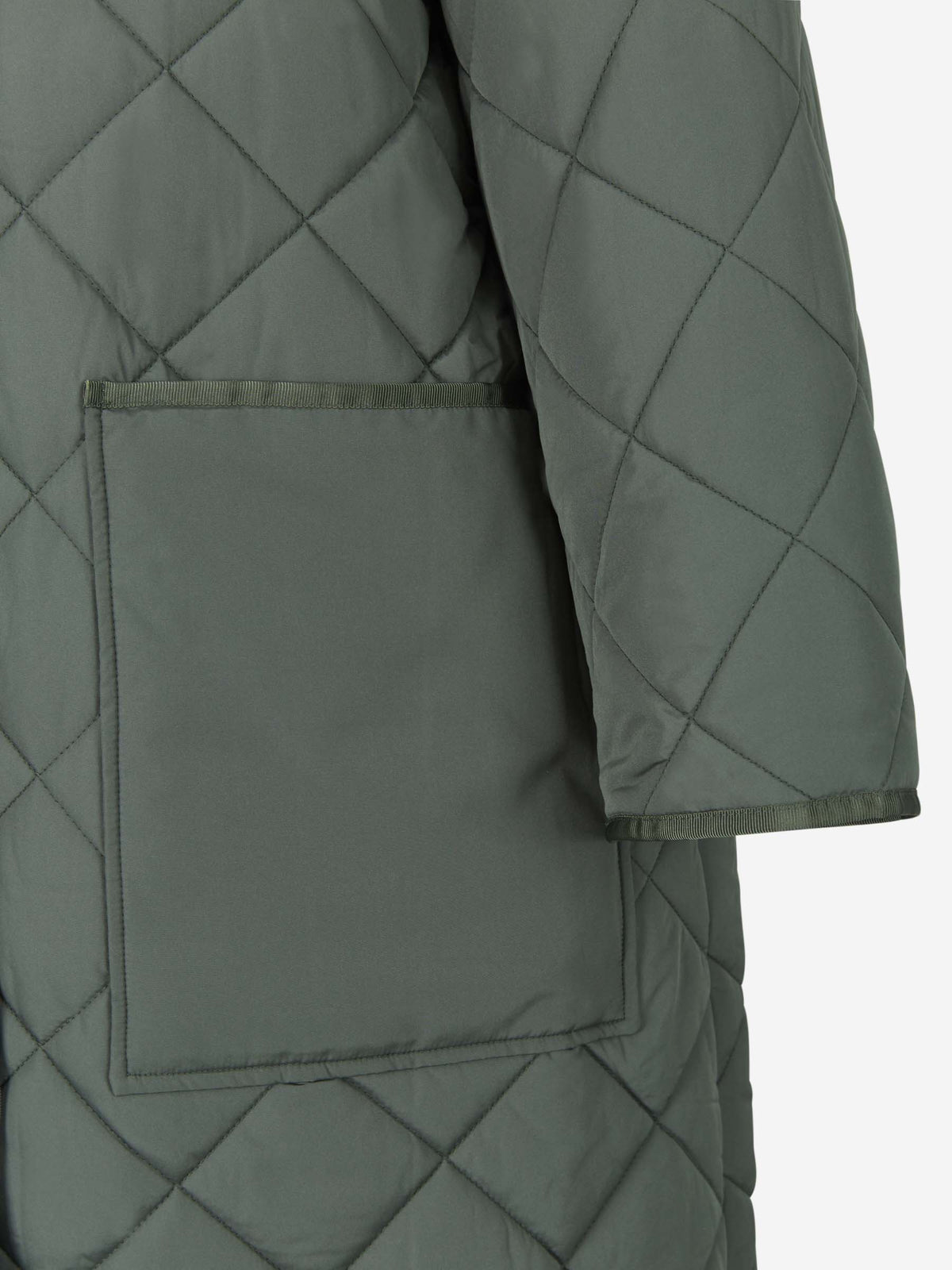 Outlet online Rodebjer Mujer Abrigo Largo Acolchado color Verde Militar sku 771-001342 02 - Foto 8